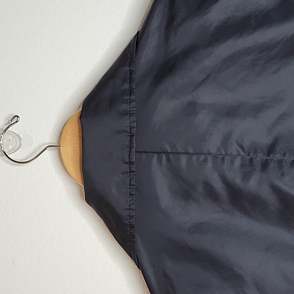 INC International Concepts Black Rain Jacket Long Sleeve Buttons size S - Picture 10 of 16